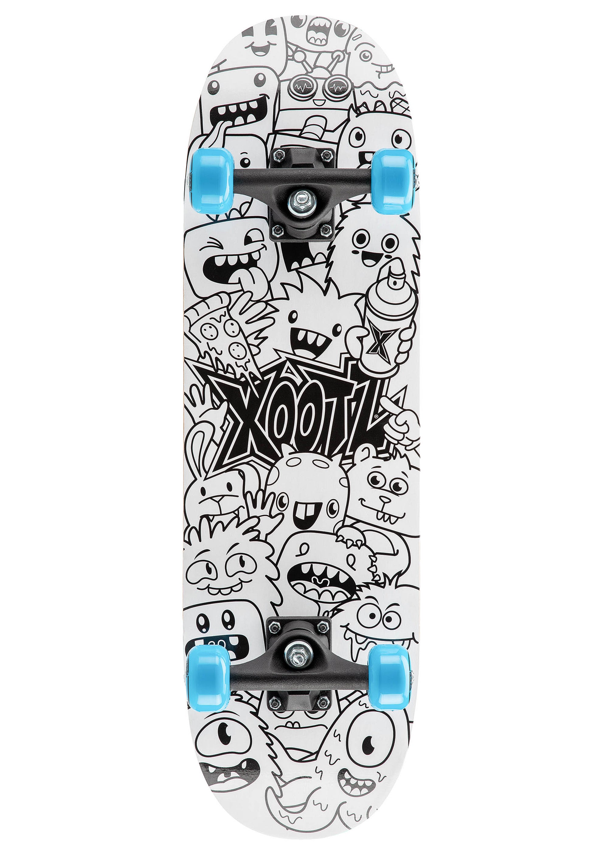 Xootz Sketch Ya Deck Skateboard - Matalan