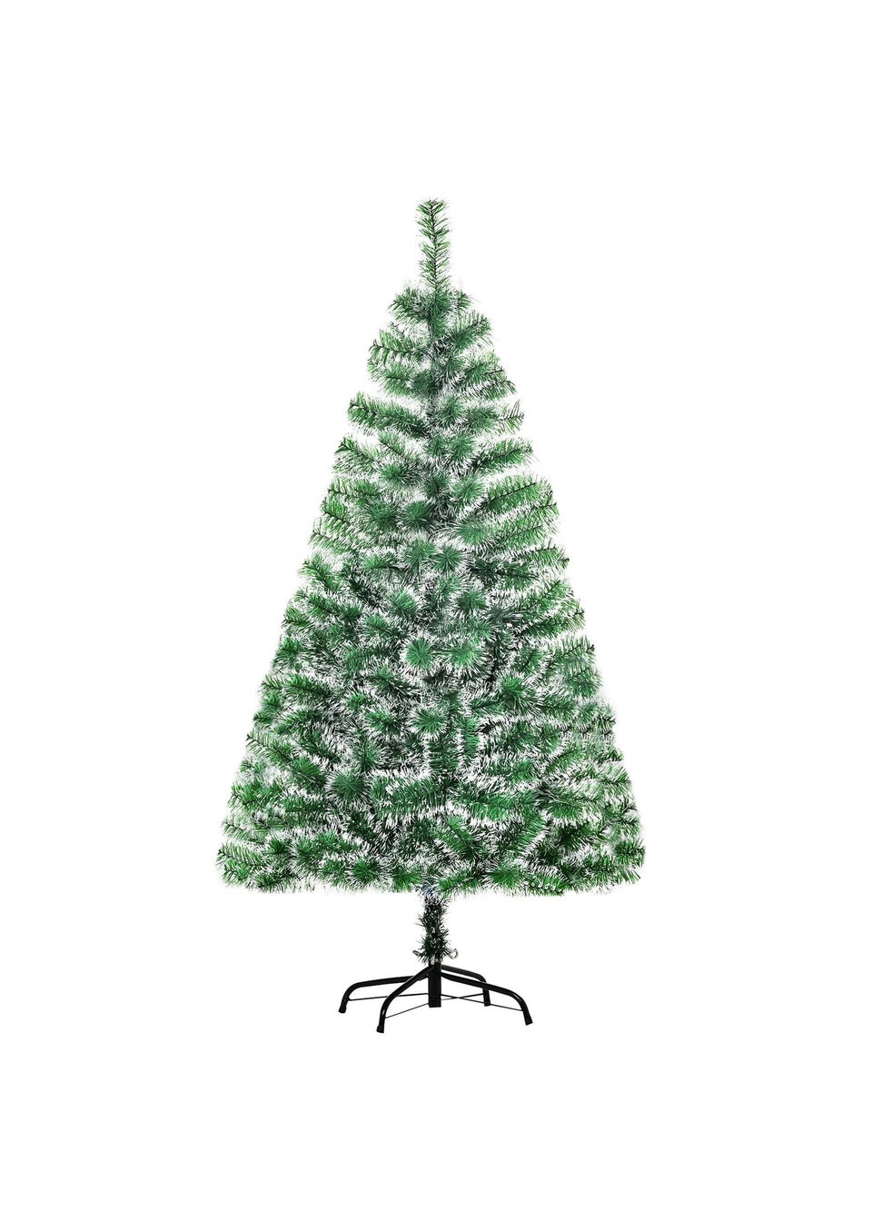 HOMCOM Snow Decorated Artificial Christmas Tree (5ft)