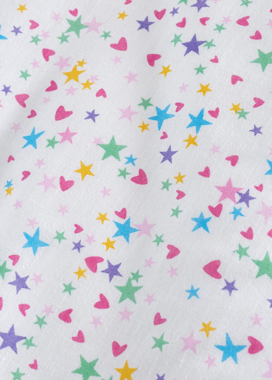 Bedlam Unicorn Glow Glow in the Dark Pink Fitted Sheet (25cm deep)