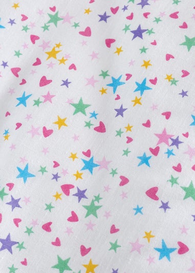 Bedlam Unicorn Glow Glow in the Dark Pink Fitted Sheet (25cm deep)