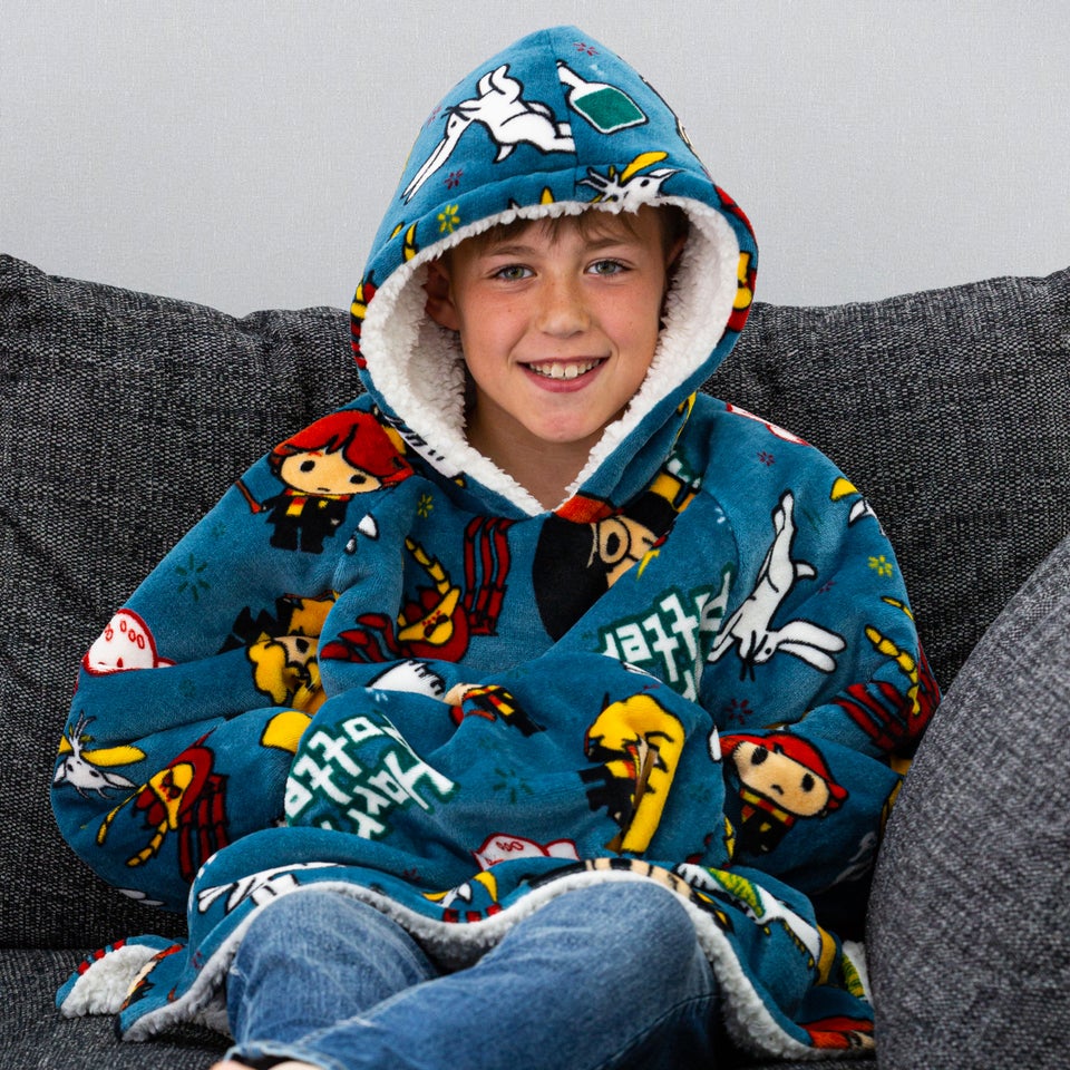 Harry Potter Wearable Hooded Snuggle Fleece  & Cushion Cover