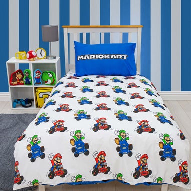 Nintendo Super Mario Checkers Duvet Cover