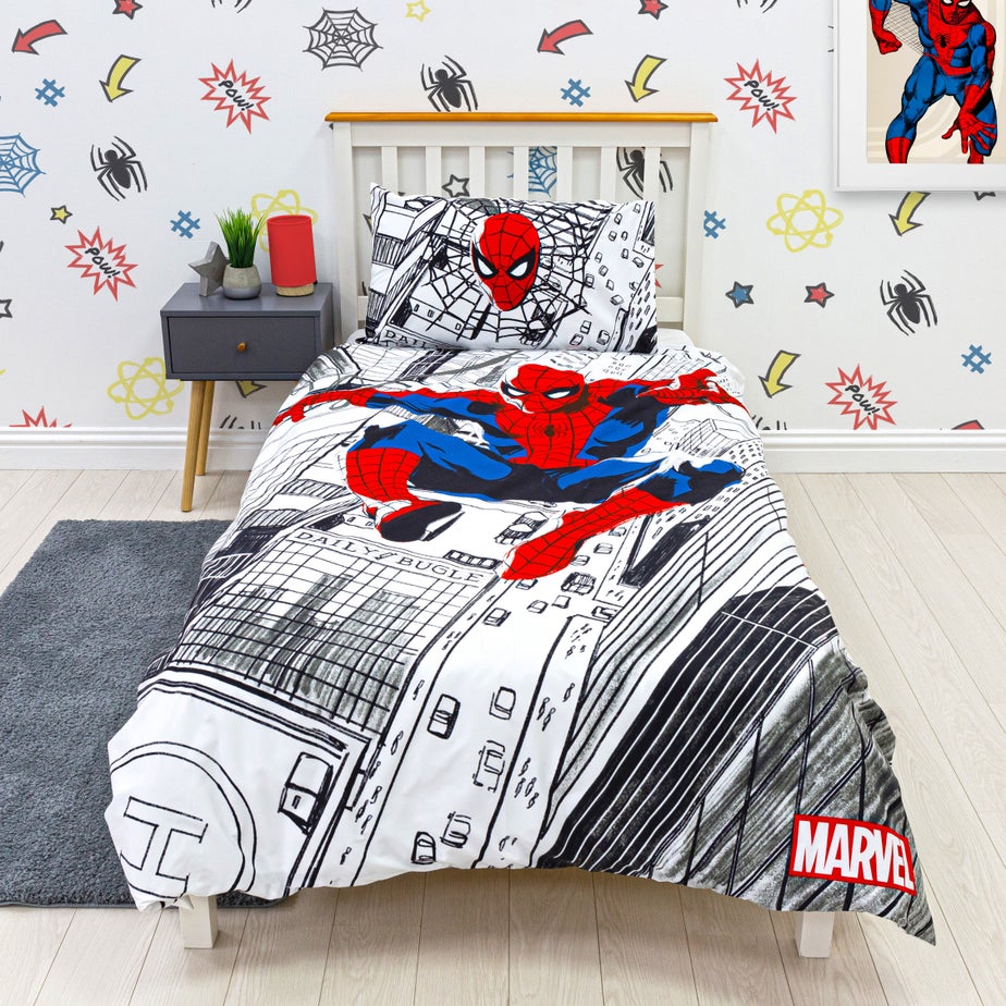 Spiderman Heights Reversible Duvet Cover Matalan