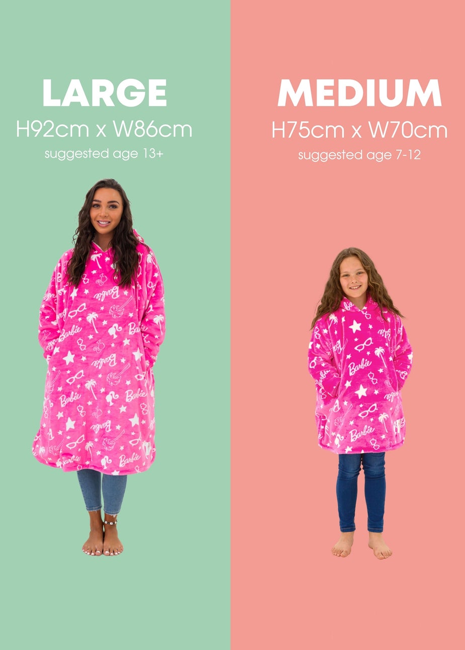 HUGZEE Barbie Stars Wearable Hooded Fleece