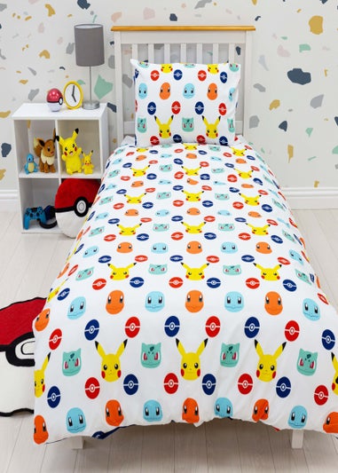 Pokemon Badges Duvet Cover