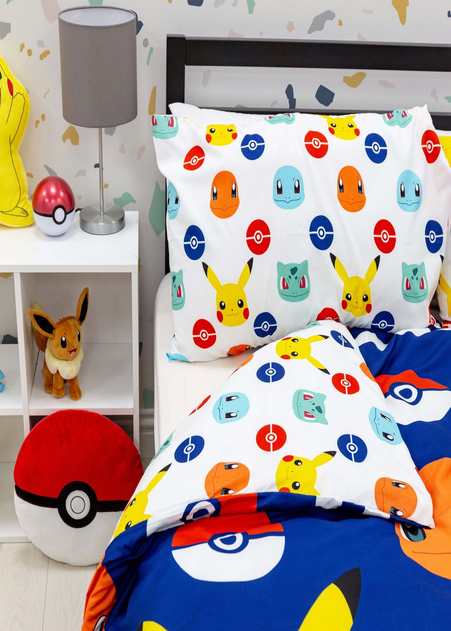 Pokemon Badges Duvet Cover