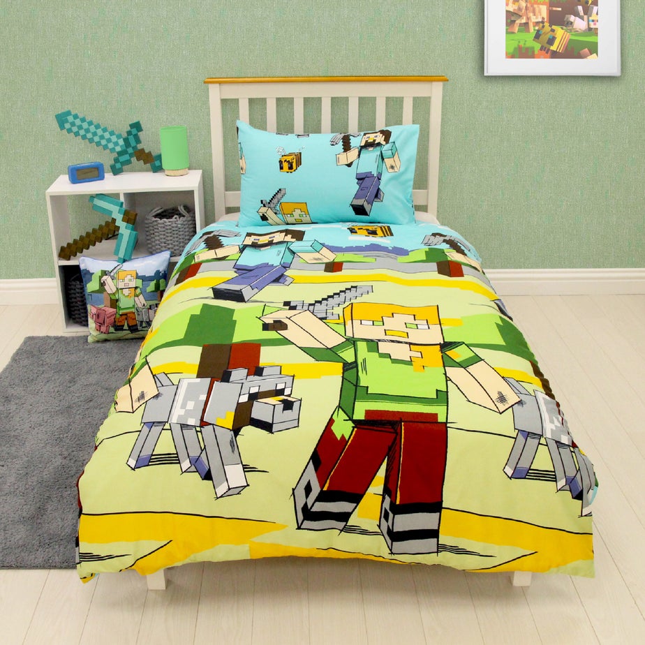 Minecraft Adventure Duvet Cover
