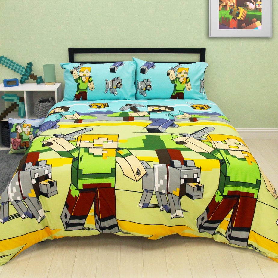 Minecraft Adventure Duvet Cover