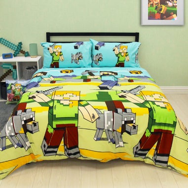 Minecraft Adventure Duvet Cover