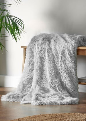 Catherine Lansfield Cuddly Deep Pile Blanket Throw
