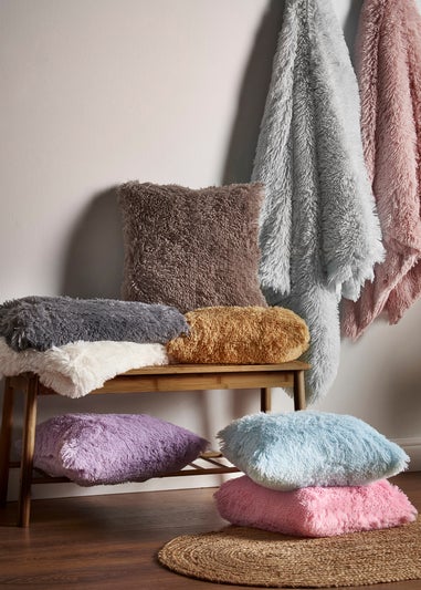 Catherine Lansfield Cuddly Deep Pile Blanket Throw