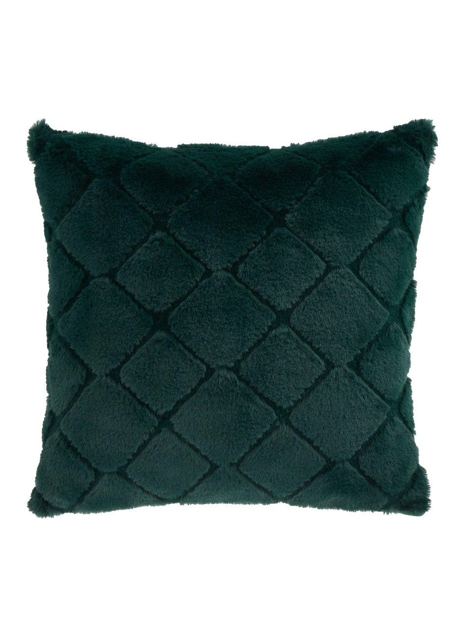Catherine Lansfield Cosy Diamond Cushion