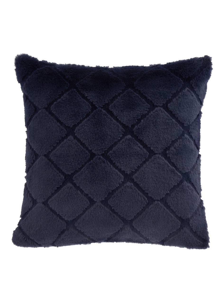 Catherine Lansfield Cosy Diamond Cushion (43x43cm)