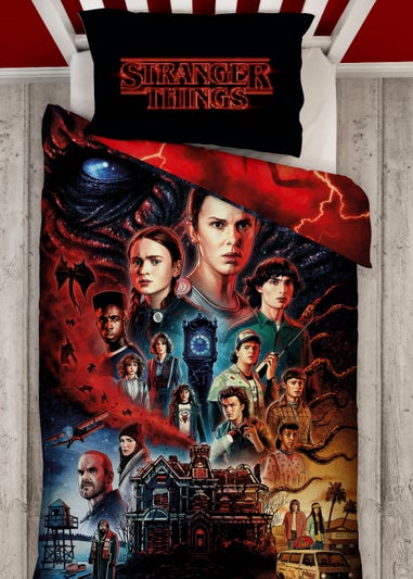 Stranger Things Keyart Single Duvet