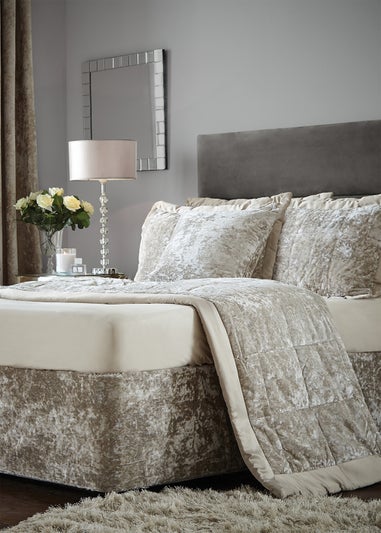 Catherine Lansfield Crushed Velvet Divan Base Wrap