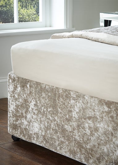 Catherine Lansfield Crushed Velvet Divan Base Wrap