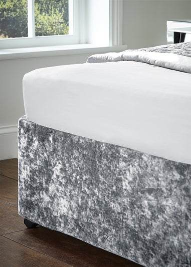 Catherine Lansfield Crushed Velvet Divan Base Wrap