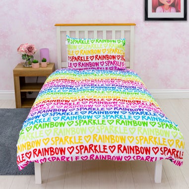 Rainbow High Glow Duvet Cover