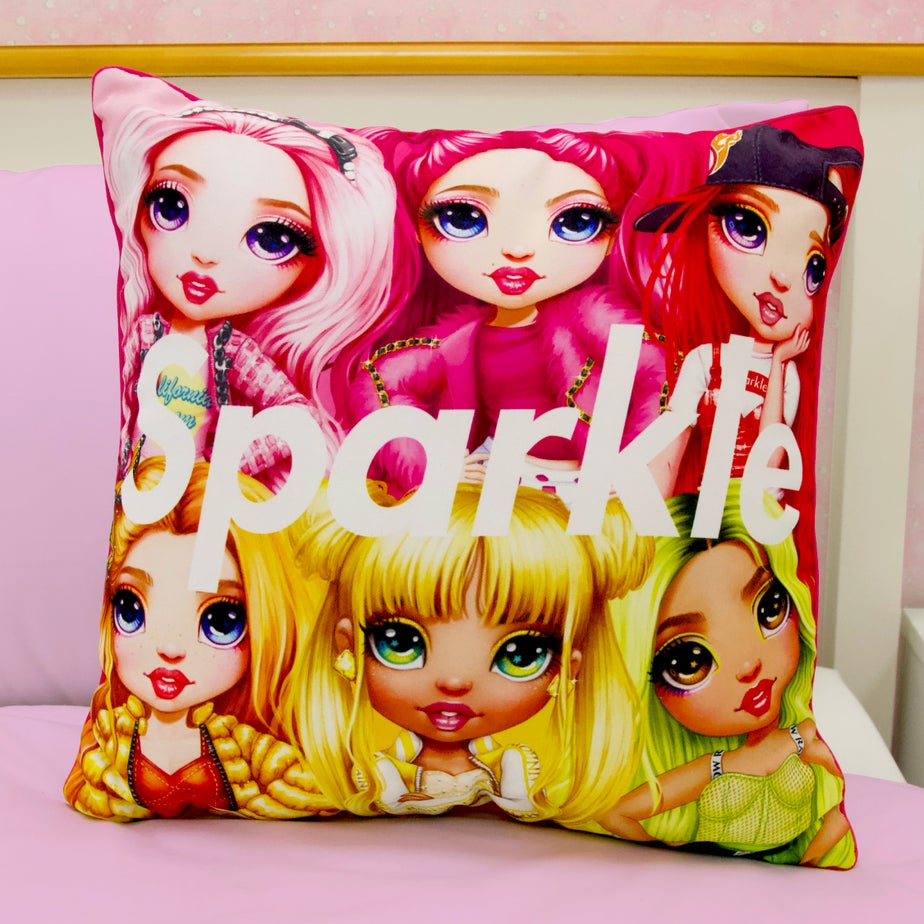 Rainbow High Sparkle Square Cushion (40cm x 40cm)