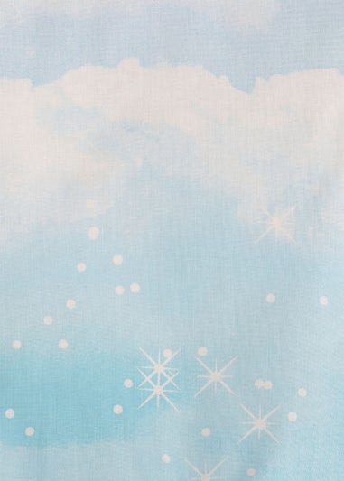 Catherine Lansfield Ombre Rainbow Clouds Reversible Duvet Cover Set Pastel