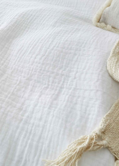 Pineapple Elephant Afra Cotton Muslin Duvet Cover