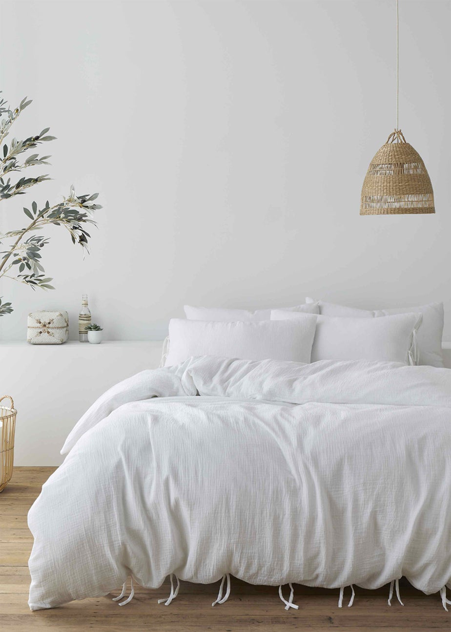 Pineapple Elephant Afra Cotton Muslin Duvet Cover