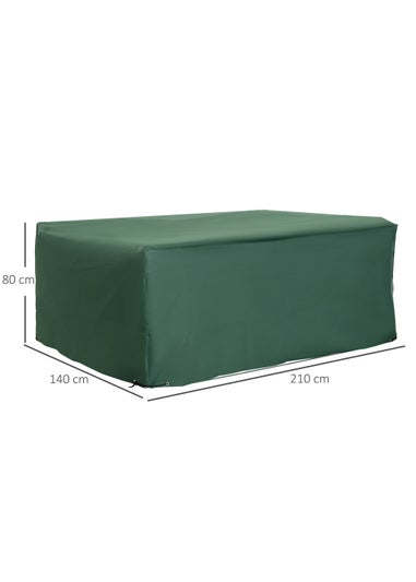 Outsunny 600D Oxford Patio Set Cover Outdoor Garden Rattan Furniture Protection Cover Protector