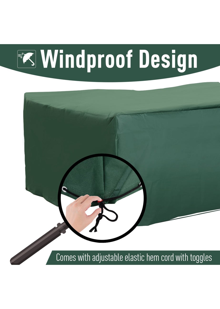Outsunny 600D Oxford Patio Set Cover Outdoor Garden Rattan Furniture Protection Cover Protector