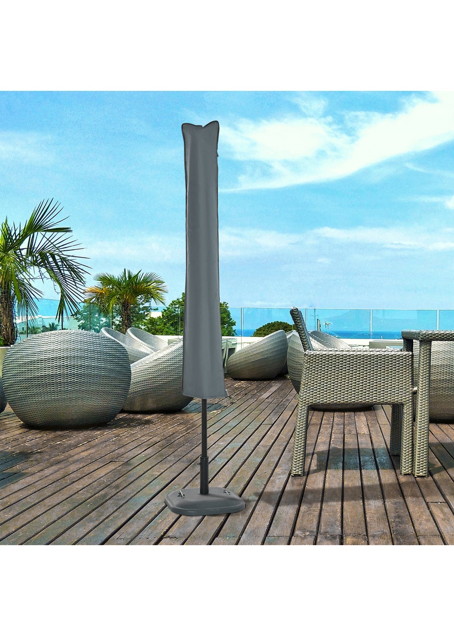 Outsunny Garden Parasol Cover Waterproof Outdoor Courtyard Umbrella Protector 420D Oxford Fabric 178 x 25/35 cm