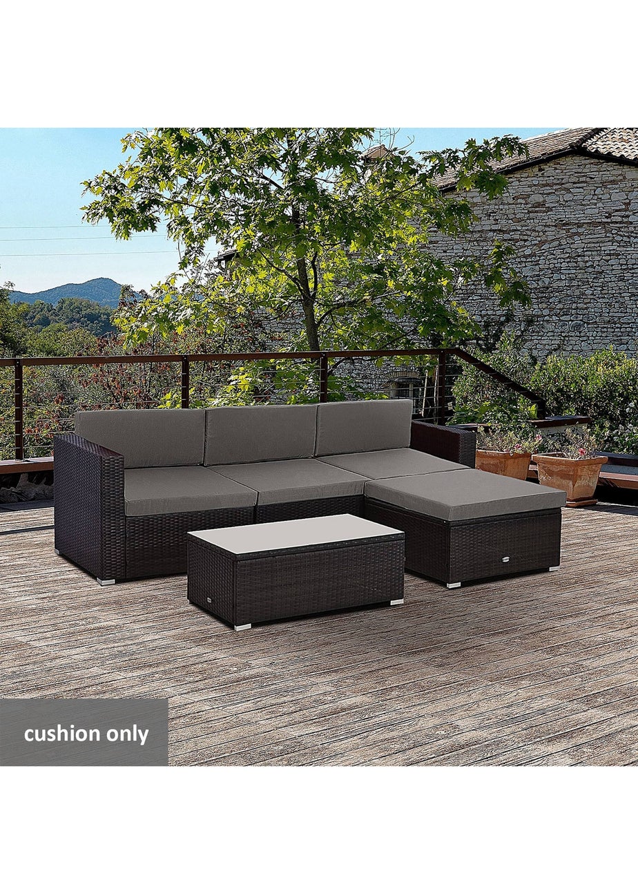 Outsunny 7 Piece Cushion Pad Set