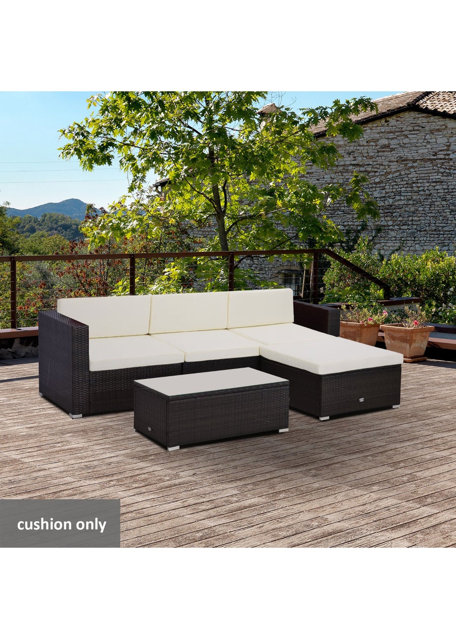 Outsunny 7 Piece Cushion Pad Set