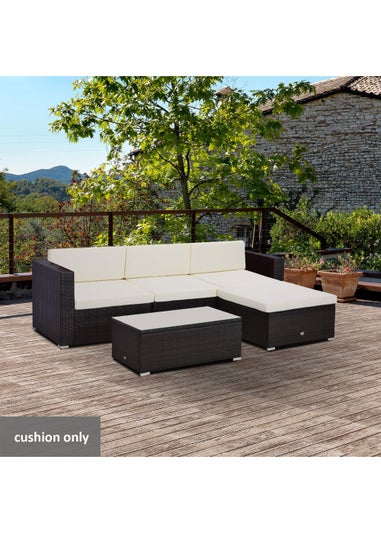 Outsunny 7 Piece Cushion Pad Set