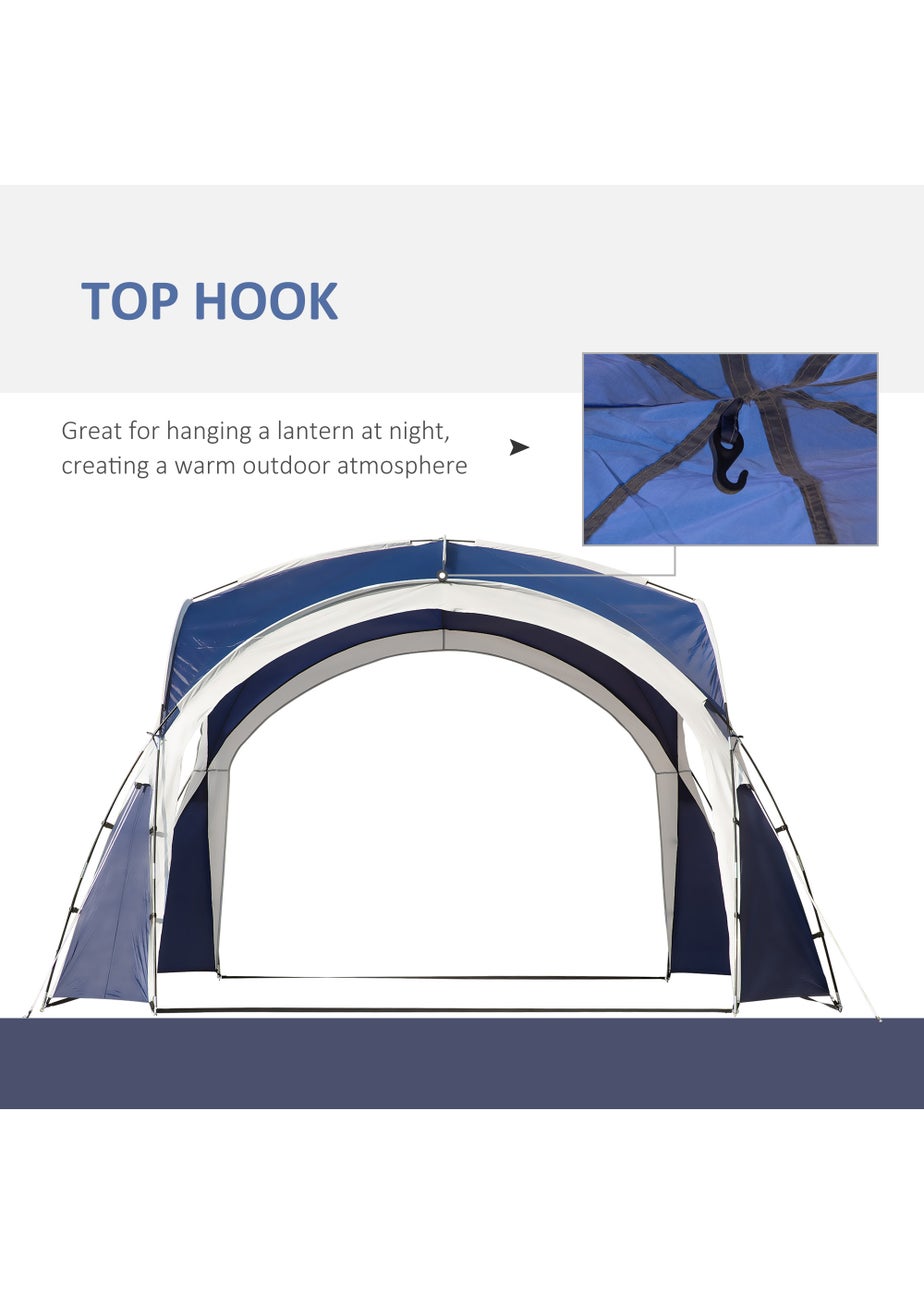 Outsunny Camping Gazebo Dome Tent (3.5 x 3.5M)