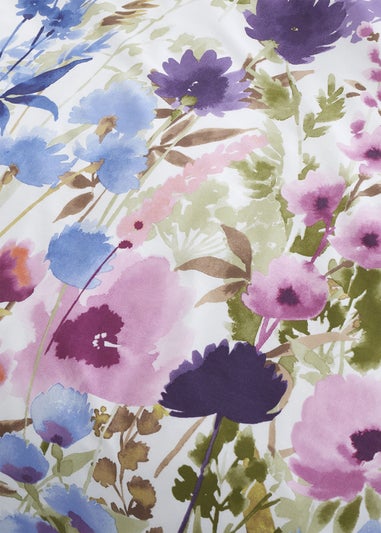 Catherine Lansfield Countryside Floral Reversible Duvet Cover Set White