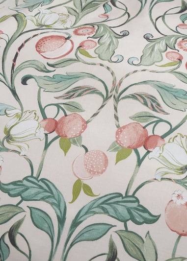 Catherine Lansfield Clarence Floral Reversible Duvet Cover Set Natural