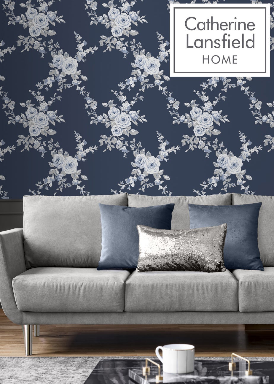 Catherine Lansfield Canterbury Floral Wallpaper