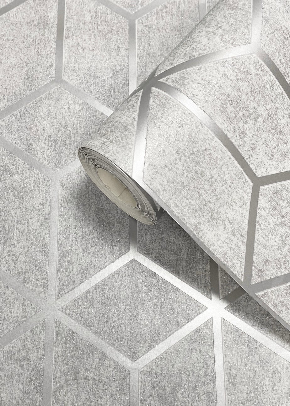 Muriva Axton Cube Wallpaper