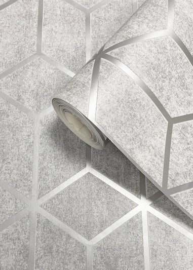 Muriva Axton Cube Wallpaper