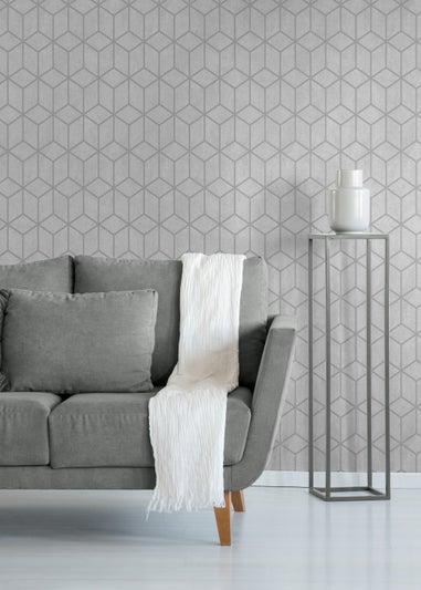 Muriva Axton Cube Wallpaper