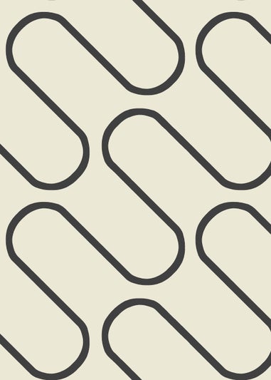 Catherine Lansfield Linear Curve Wallpaper