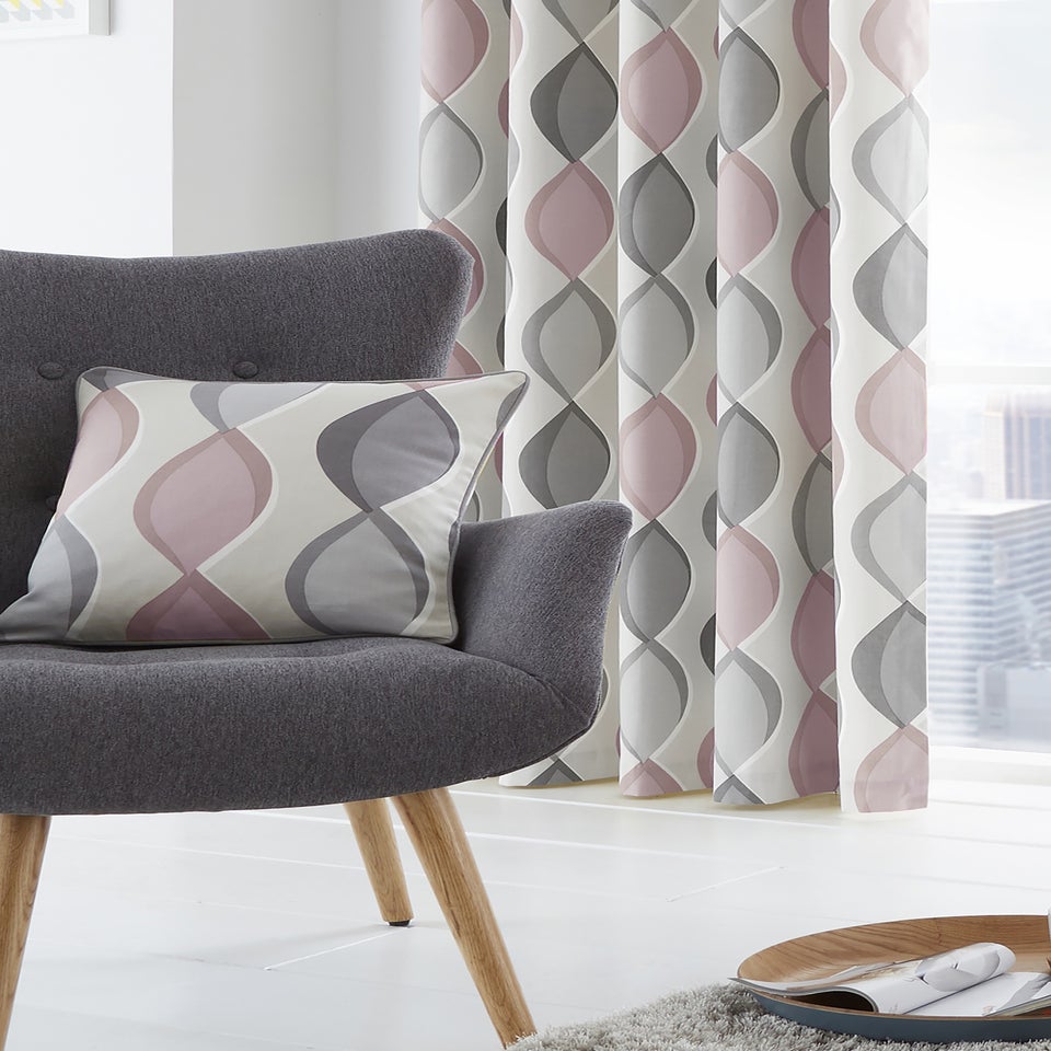 Fusion Lennox Pink Filled Cushion (43cm x 43cm)
