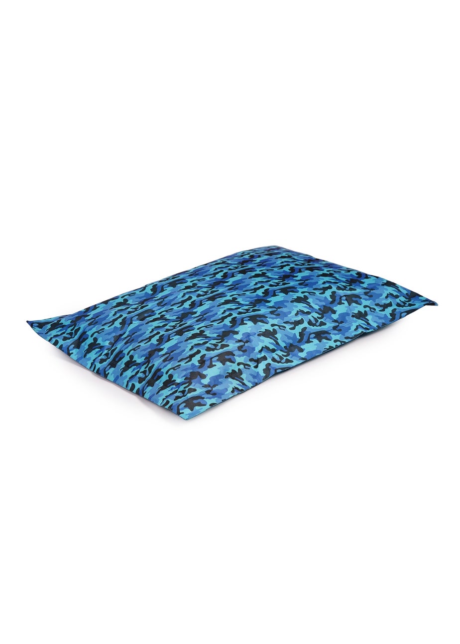 Kaikoo Blue Camo Print XL Floor Cushion (100x140cm)