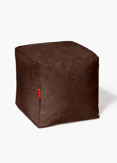Kaikoo Faux Leather Cube Chocolate