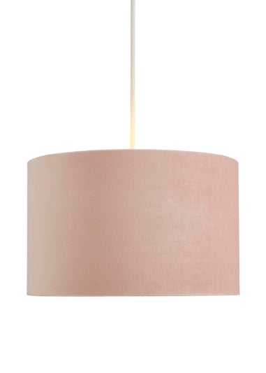 Inlight Velvet Drum Lamp Shade (35cm x 35cm x 22cm)
