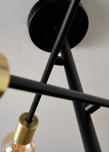 Inlight Tribecca Semi Flush 6LT Ceiling Light (64cm x 56cm x 40cm)