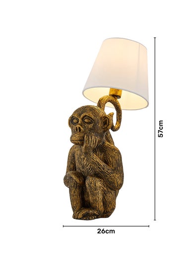 Inlight Monkey Table Lamp (43cm x 33cm x 19cm)