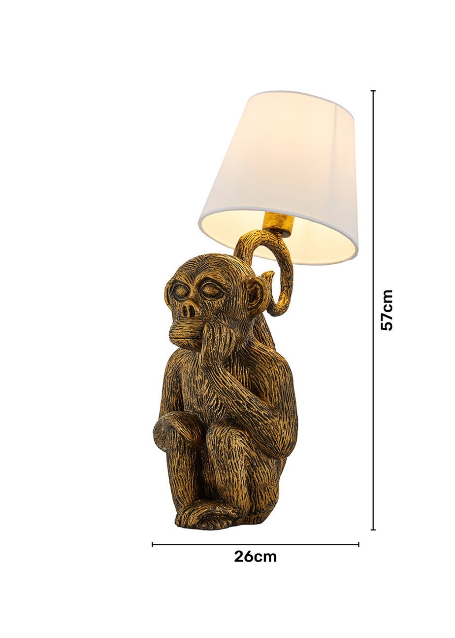 Inlight Monkey Table Lamp (43cm x 33cm x 19cm)