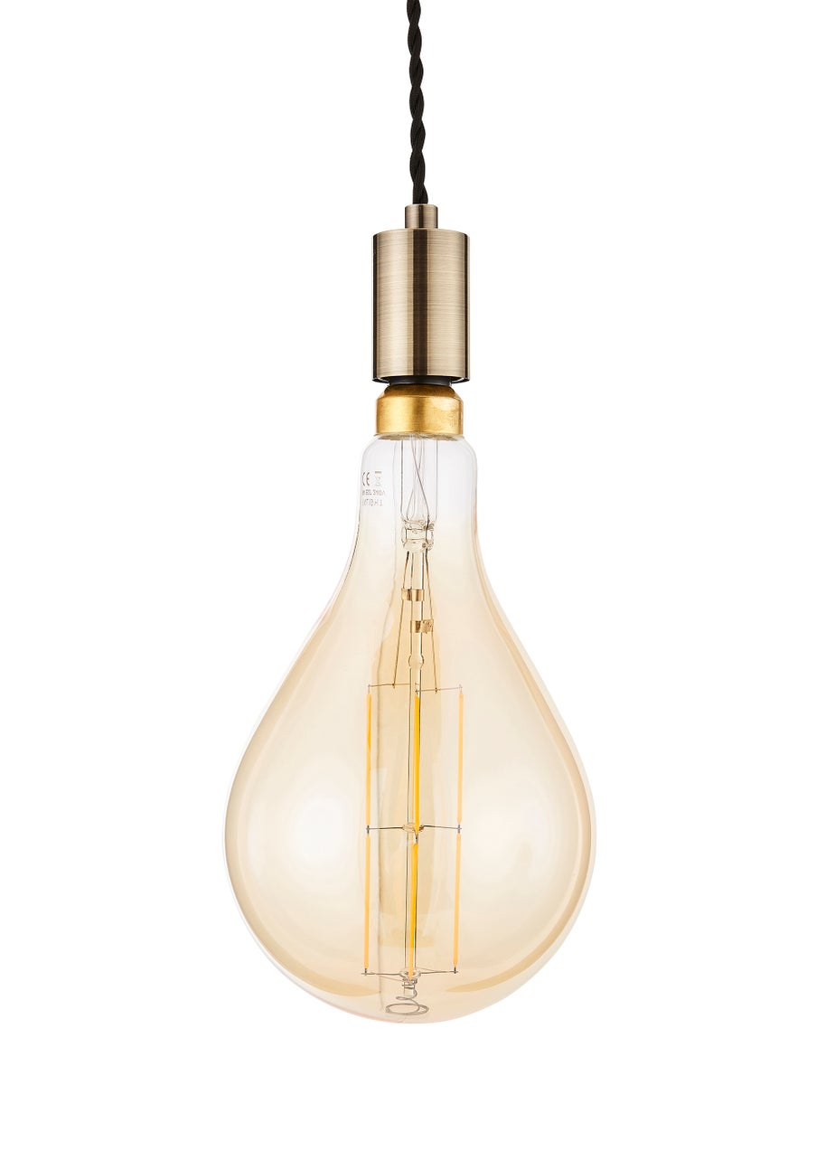 Inlight Pendant Light with Oversized Bulb (130cm x 17cm x 17cm)