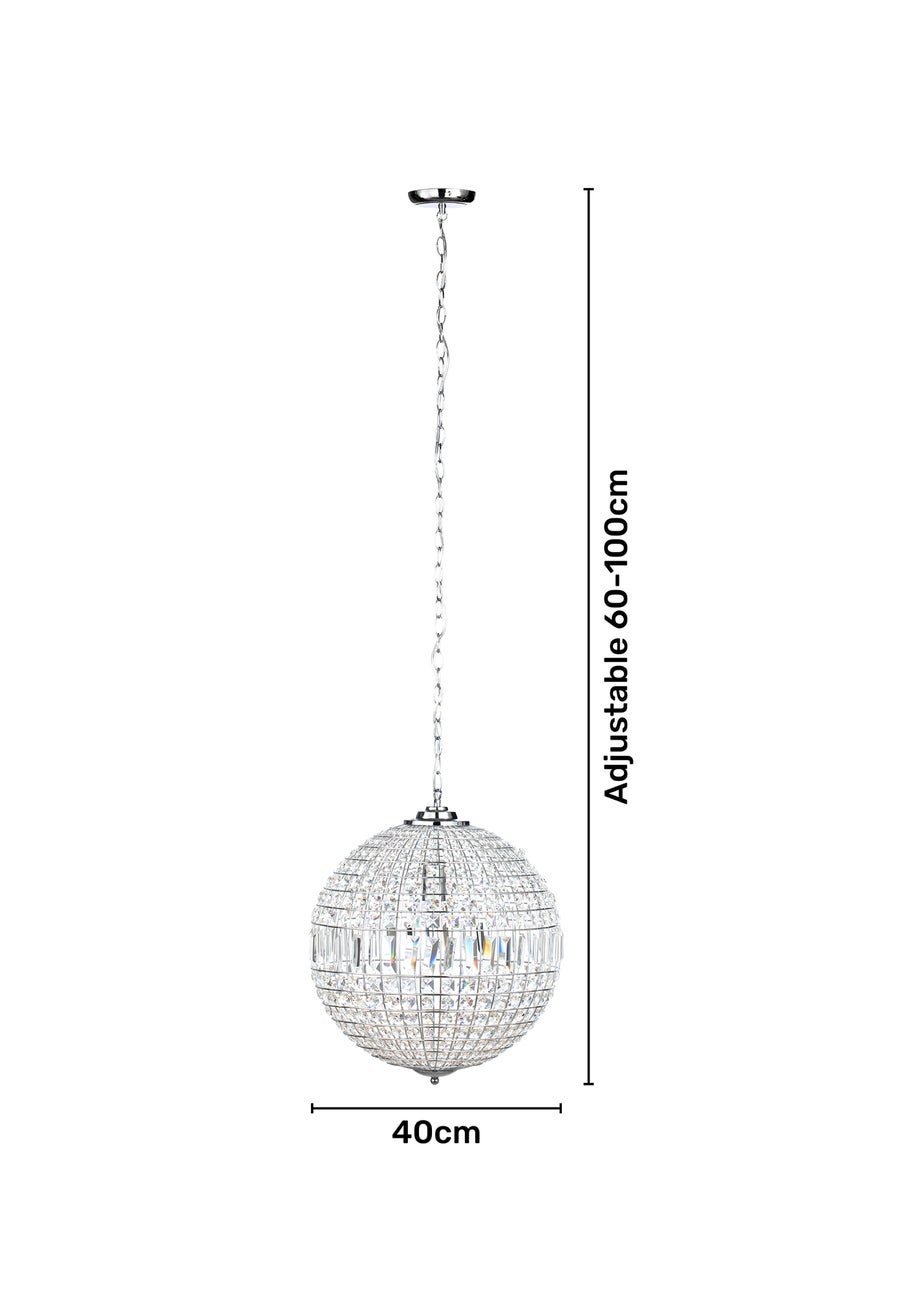 Inlight Melia Pendant Light (100cm x 40cm x 40cm)