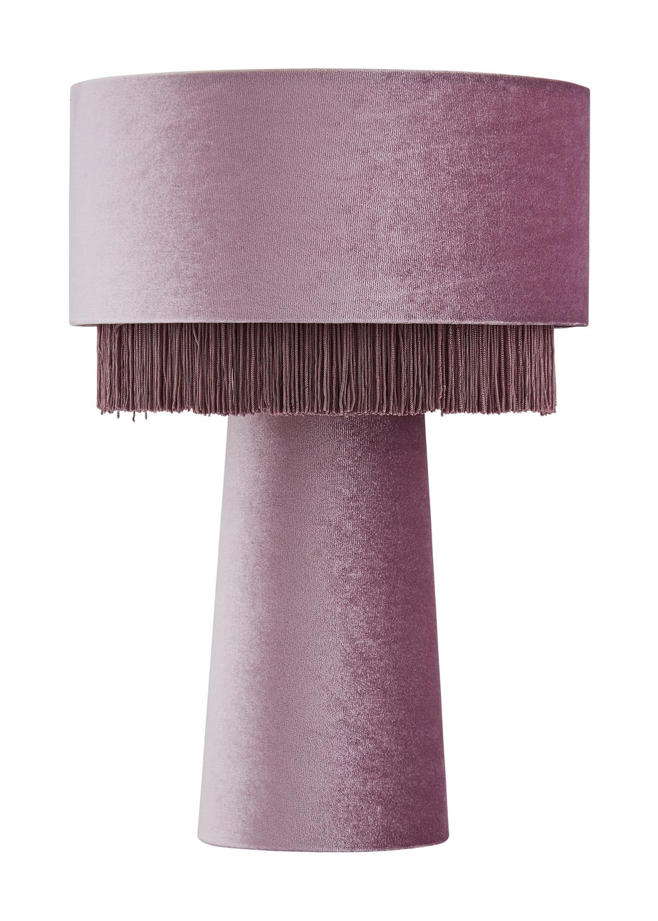 Inlight Fringed Table Lamp (37cm x 25cm)